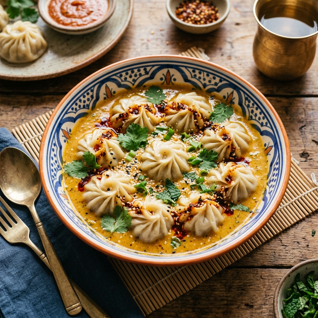 Katmandu Jhol Momo Soup Bowl